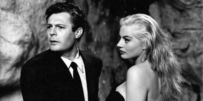 Aufnahme aus dem Film "La Dolce Vita" von Federico Fellini