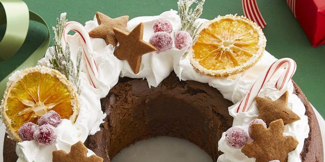 Weihnachtsgerichte: Kleiner Kuchen „Snowy-Kranz“