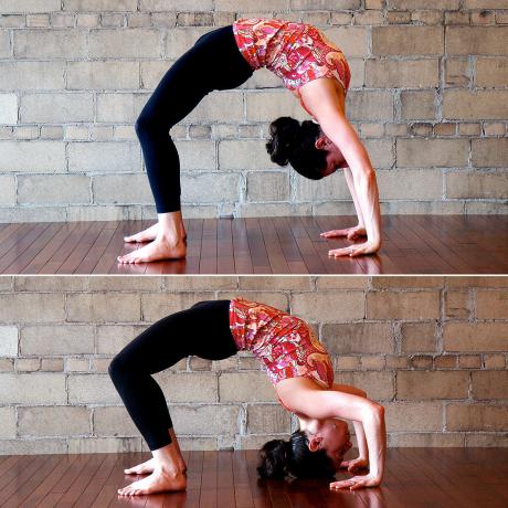 Handstand Backbend-Push-Ups