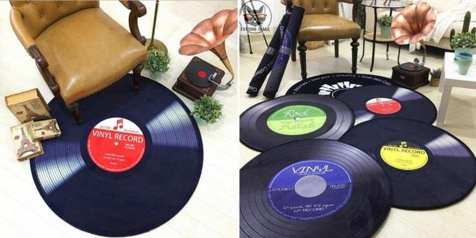 Matte in der Form von Vinyl