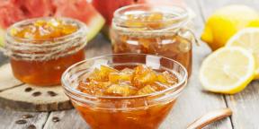 5 verschiedene Rezepte für Marmelade aus Wassermelone schält