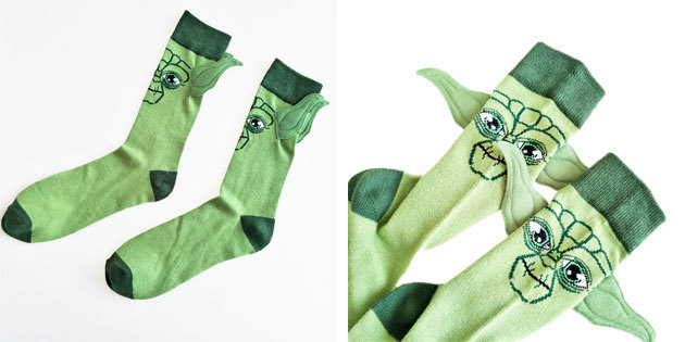 Schöne Socken mit Meister Yoda