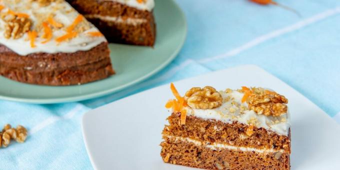 Dieses Dessert kann sogar nachts serviert werden! Karotten-PP-Kuchen