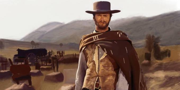 Clint Eastwood in dem Film „Zwei glorreiche Halunken“