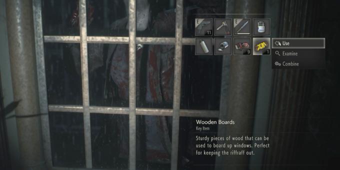 Exemplarische Vorgehensweise Resident Evil 2: nicht vernachlässigt die hölzernen Planken