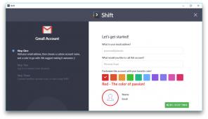 Shift - eine Anwendung, die Sie schnell zum Umschalten zwischen mehreren Google-Konten erlaubt