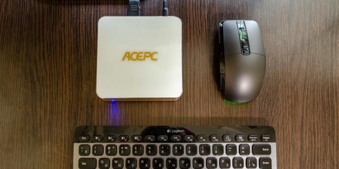 Mini-PC AcePC AK7: die Möglichkeit der Verwendung