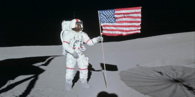 Menschen, die im Weltraum waren: Alan Shepard auf dem Mond