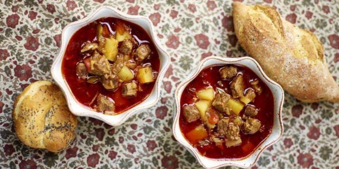 Die besten Rindfleischgerichte: Gulaschsuppe von Jamie Oliver