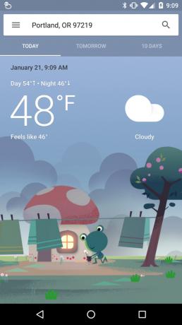 Das Wetter für Android