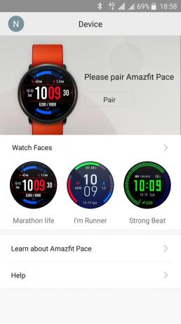 Xiaomi Amazfit Pace: Mit Anwendungen arbeiten