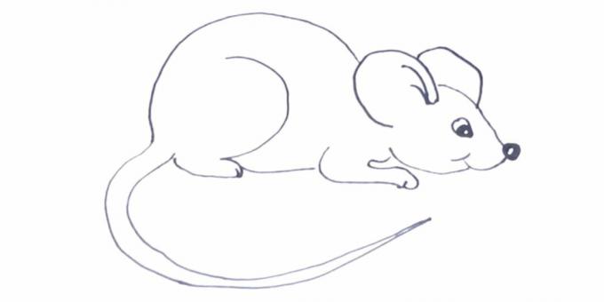 Wie man eine Maus oder eine Ratte schwieriger zeichnet