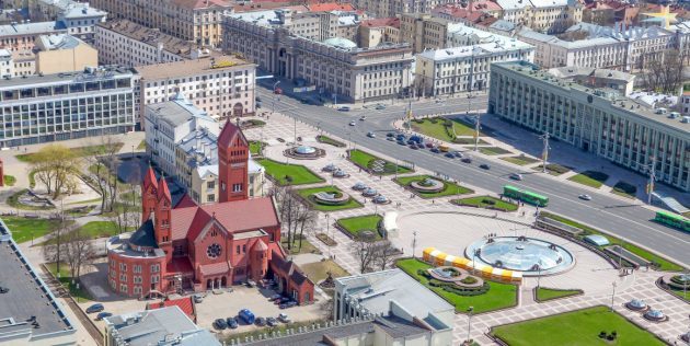 Rote Kirche in Minsk