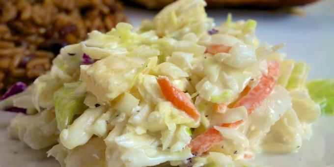 Coleslaw, Karotten und Ananas