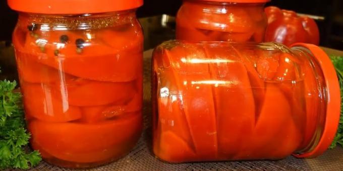 Rezepte: marinierte Paprika mit Honig