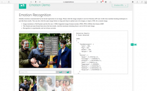 Emotionserkennung - Dienste von Microsoft, die die Gefühle der Menschen in Bildern erkennt
