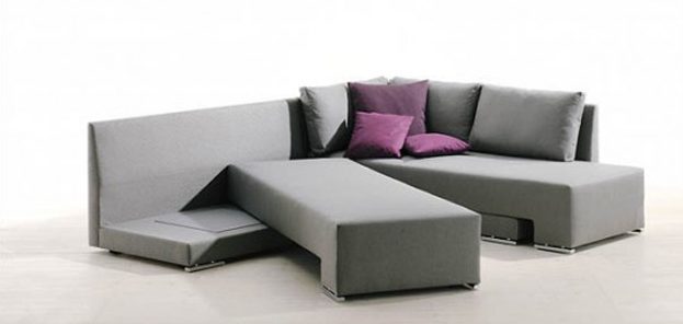 So wählen Sie ein Sofa: Sofa mit Drehmechanik