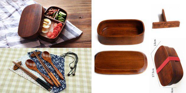 Holz Lunchbox
