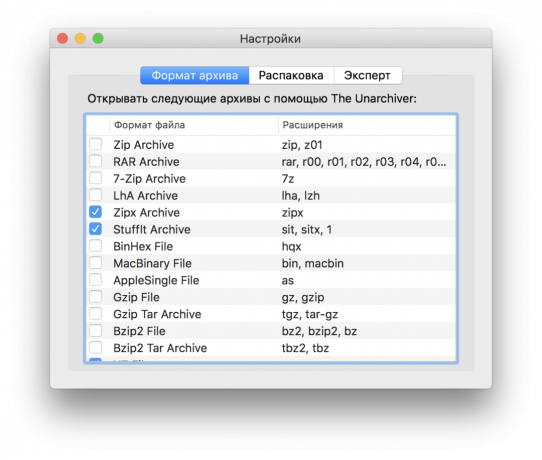 Gratis-Programm für Mac: Die Unarchiver 