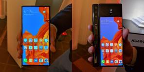 Huawei eingeführt, um den 5G Smartphone-Mate X, in eine Tablette Dreh