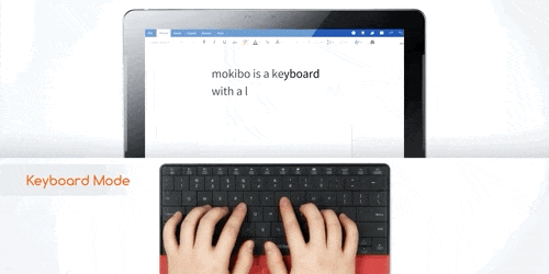 Wie funktioniert die Tastatur für Tablet Mokibo