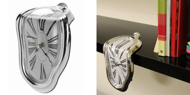 Die Uhr im Stil von Salvador Dali