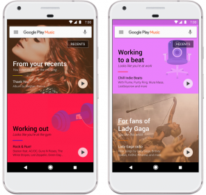 Der Google Play Music wird Wiedergabelisten für Sie durch künstliche Intelligenz ausgewählt