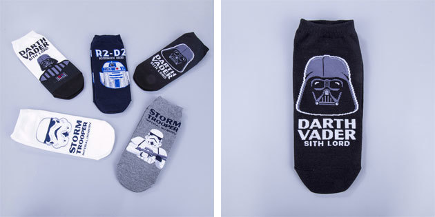Schöne Socken mit dem „Star Wars“