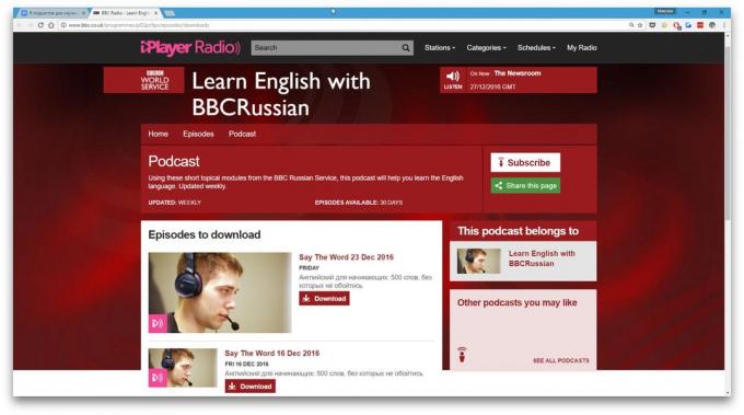 Podcasts, Englisch zu lernen: Englisch lernen mit BBCRussian