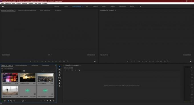 Adobe Premiere Pro: Ziehen und Ablegen von Assets