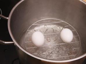 Wie die Eier kochen leicht zu reinigen und waren sehr lecker