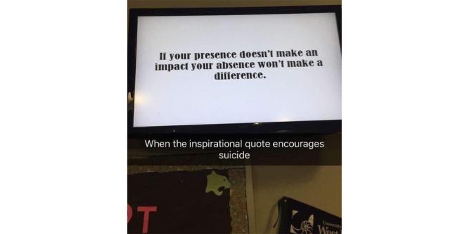 Inspirierend Zitate auf einer Schule TV