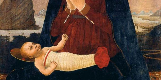 Kinder des Mittelalters: "Madonna und Kind", Alesso Baldovinetti