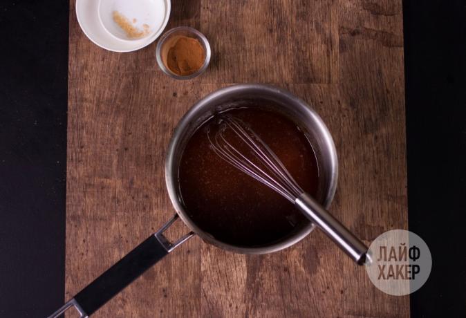 Granola - Boil Honig und Zuckersirup