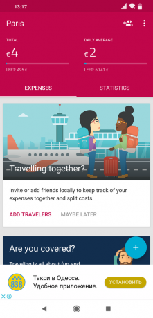Anwendungen für Reisen: Reisen Budget