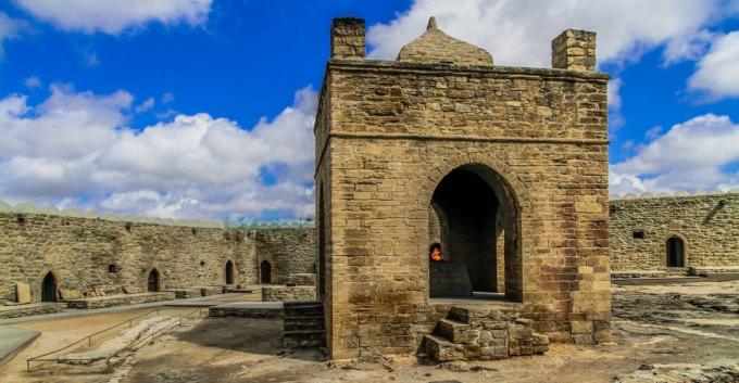 Ruhe in Aserbaidschan Ateshgah Tempel