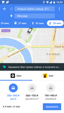 Khalyavnykh Aktion von Uber für alle: Discount Reisen in einem Taxi bis 1500 Rubel