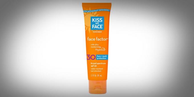 Sonnenschutz mit einem SPF von 30 von Kiss My Face