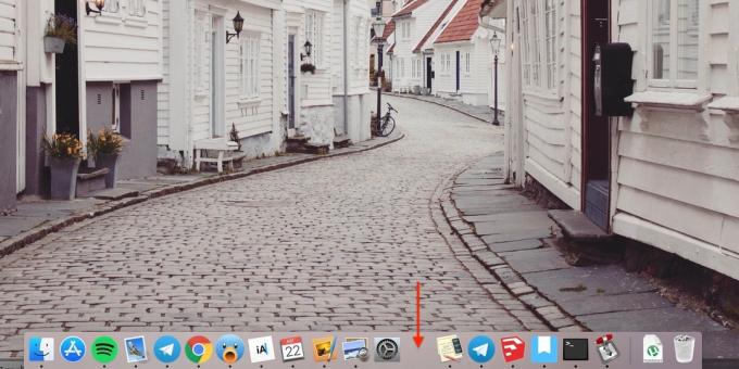 macOS Team: Hinzufügen eines Separators im Dock