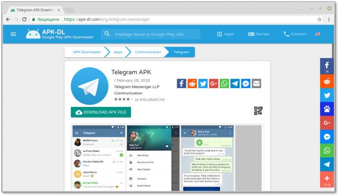 Dienste zum Herunterladen von Google Play: Wie Telegramm auf Android installieren