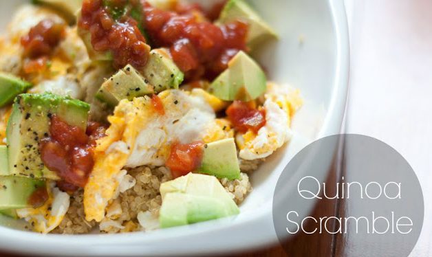 Quinoa mit Avocado und Ei