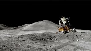 Wiederhergestellte Fotos der Apollo-Mondmissionen