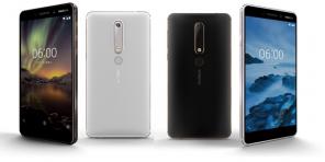 Eine aktualisierte Smartphone Nokia 6