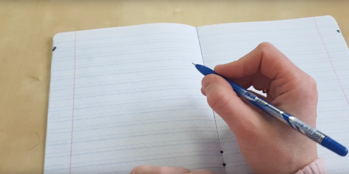 Wie lernt man auch schreiben: Achten Sie darauf, richtig einen Stift halten