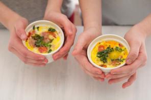 Gesundes Frühstück, die Ihre Kinder in der Lage sein werden, für 2 Minuten zu kochen