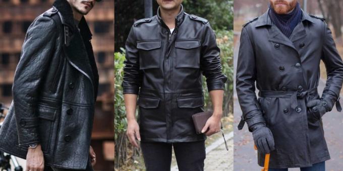 Mode für Männer - 2019: Jacken und Mäntel aus Leder