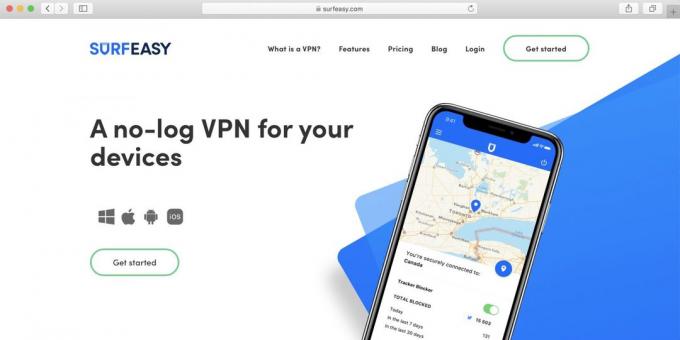 Die beste kostenlose VPN für PC, Android, iPhone - SurfEasy