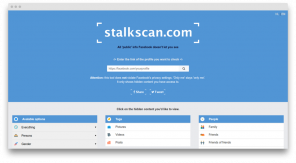 Stalkscan wird in Facebook Daten von jeder Person finden