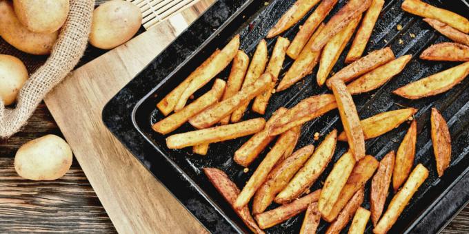 Pommes frites im Ofen