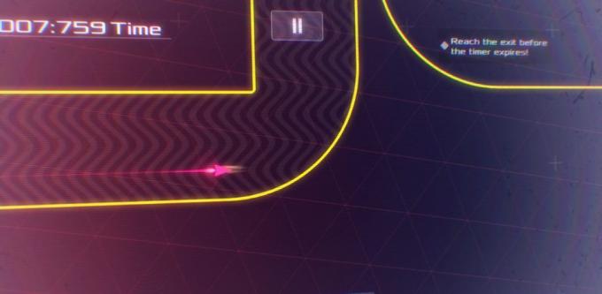 Daten Flügel - Neon inspirierte Arcade-Spiel von Science-Fiction-80